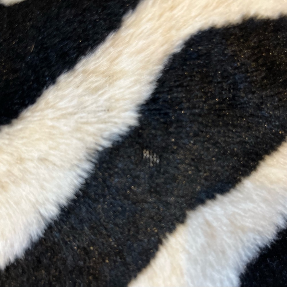 90s Zebra Print Biker Jacket - Picture 5 of 5